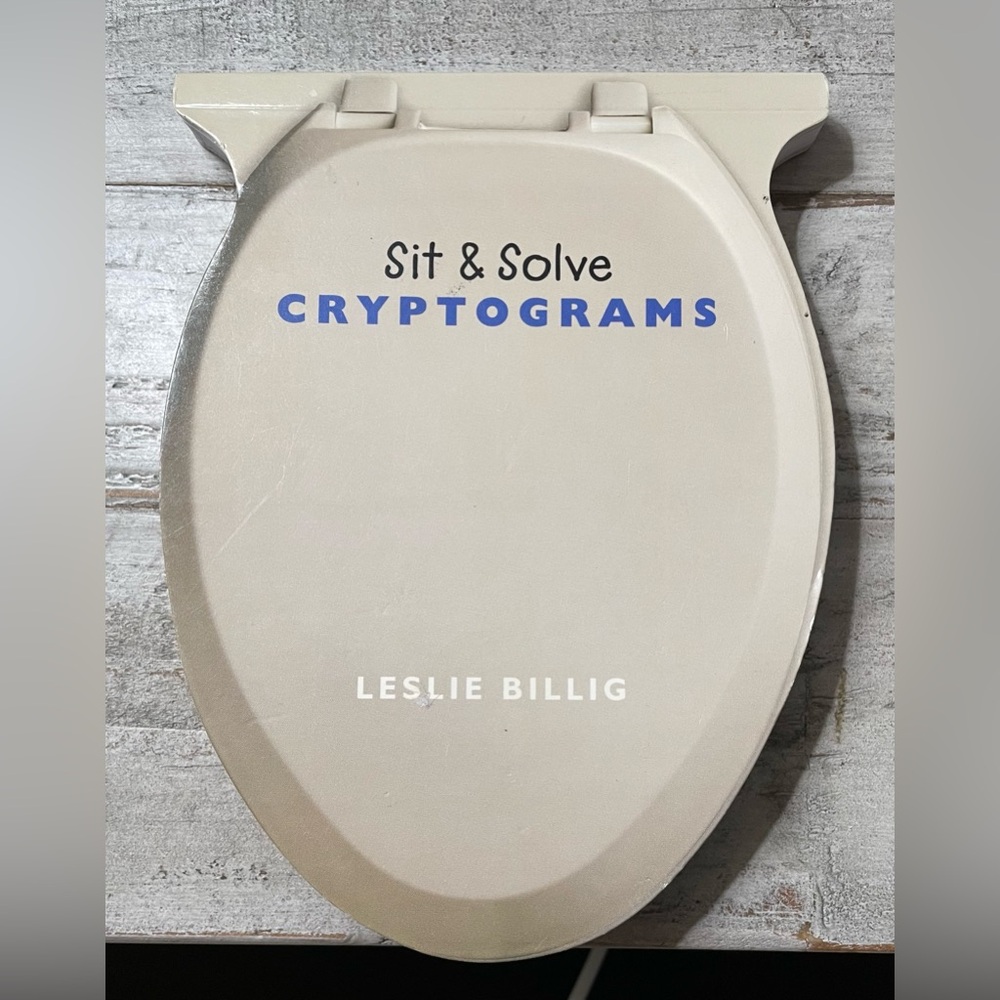 Sit & Solve Cryptograms-Paperback By Leslie Billig- Excellent-1 puzzle completed